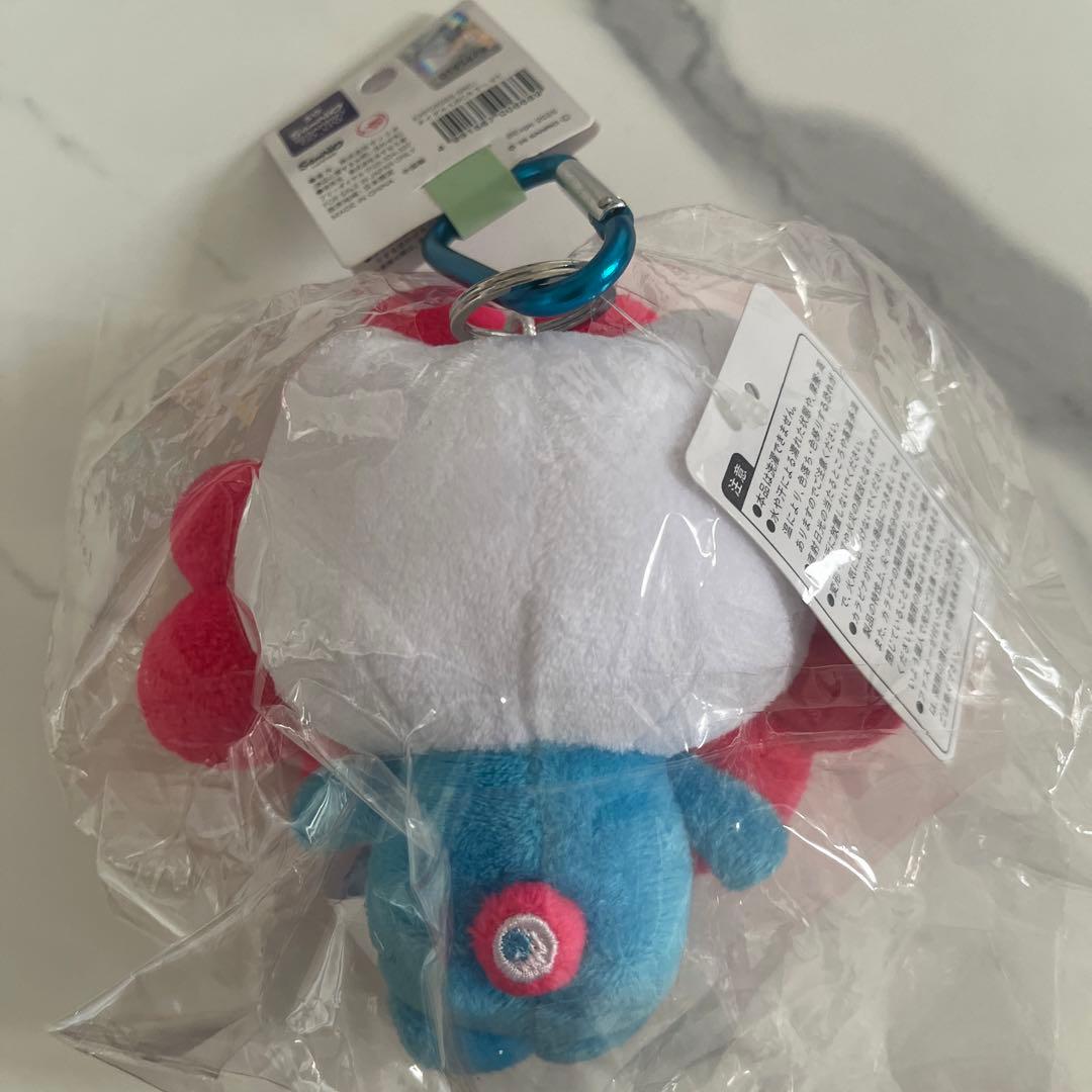 ミャクミャクなりきりぬいぐるみ　ハローキティ　カラビナ付き　万博会場限定