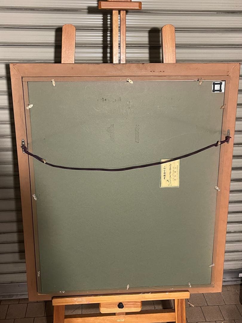 吉野正明　伝統的な舞踏の油彩画