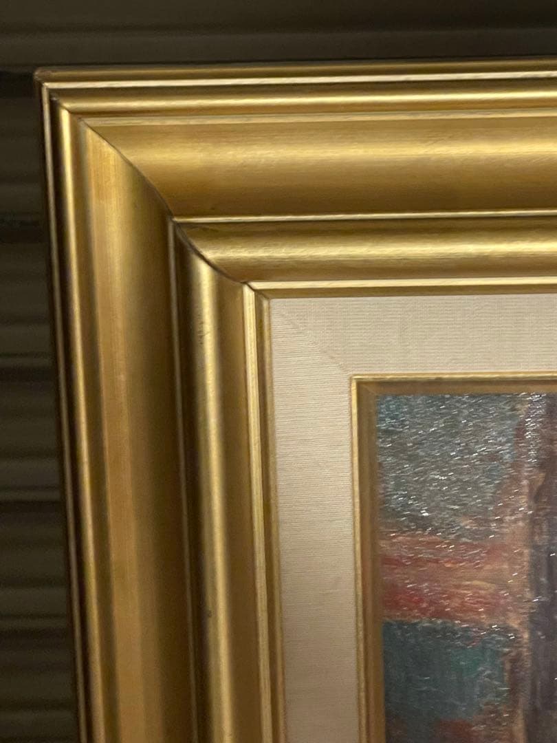 吉野正明　伝統的な舞踏の油彩画