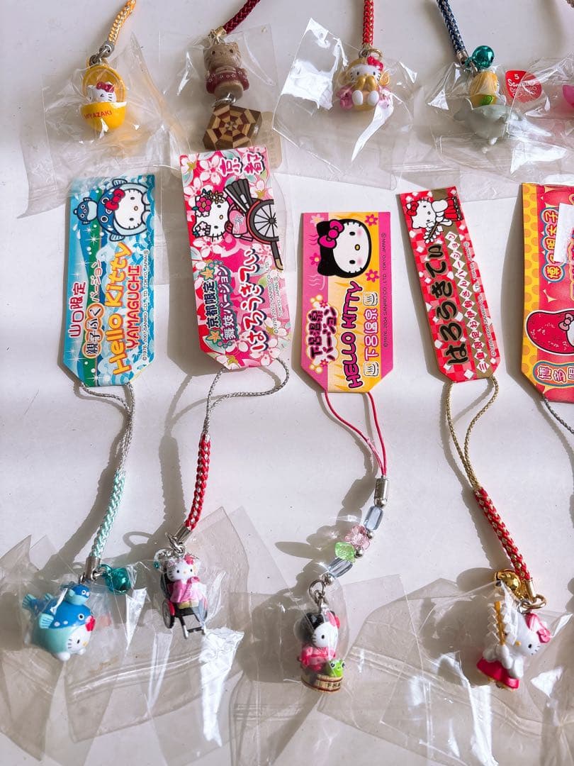 ご当地キティ⭐︎根付けストラップ⭐︎ハローキティ⭐︎まとめ売り⭐︎新品未使用