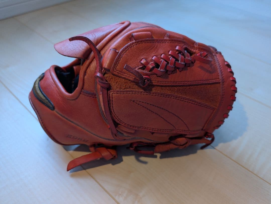 ゆ*き様 Nike EDGE 軟式グローブ レッド　右投げ投手用