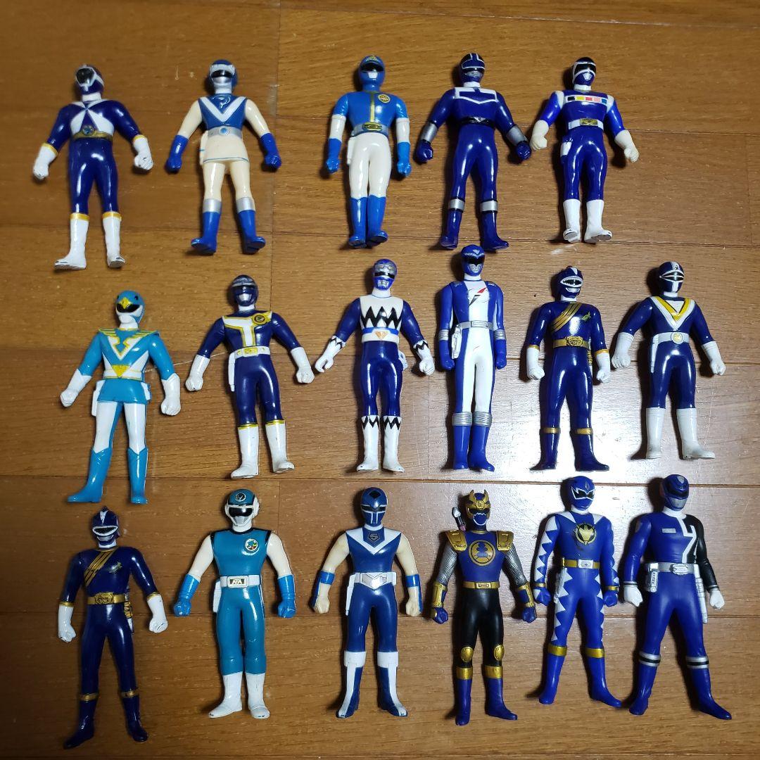 スーパー戦隊　ソフビフィギュアセット　85体セット　12～13cm