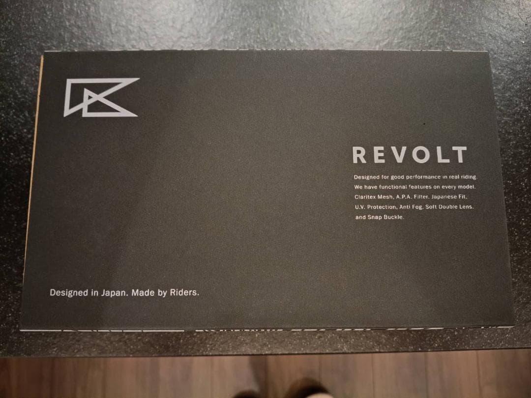 REVOLT フレームレスゴーグル Navy