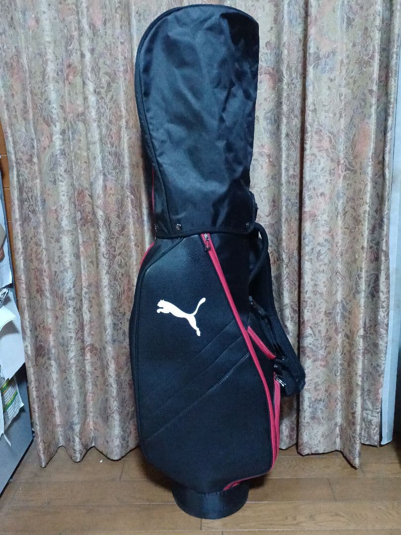 PUMA プーマ ゴルフバッグ 黒/赤