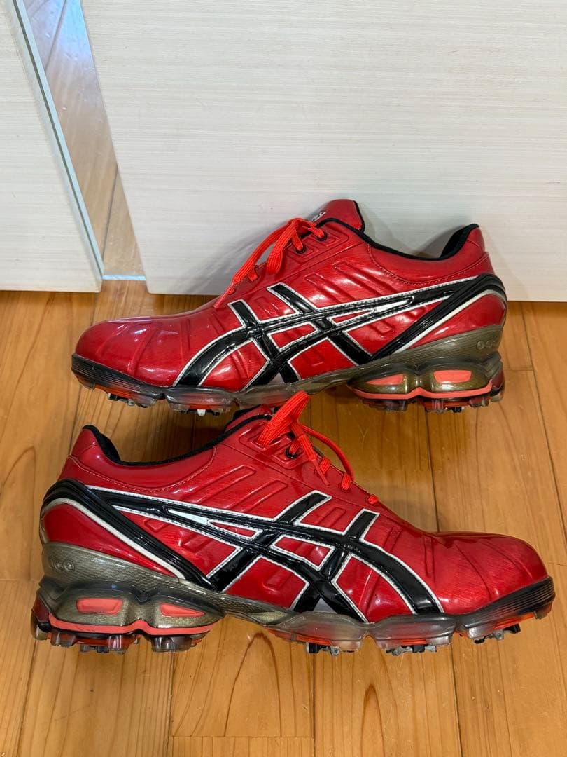 試着のみ　28㎝ アシックス ゲルエース エナメル　ゴルフ シューズ