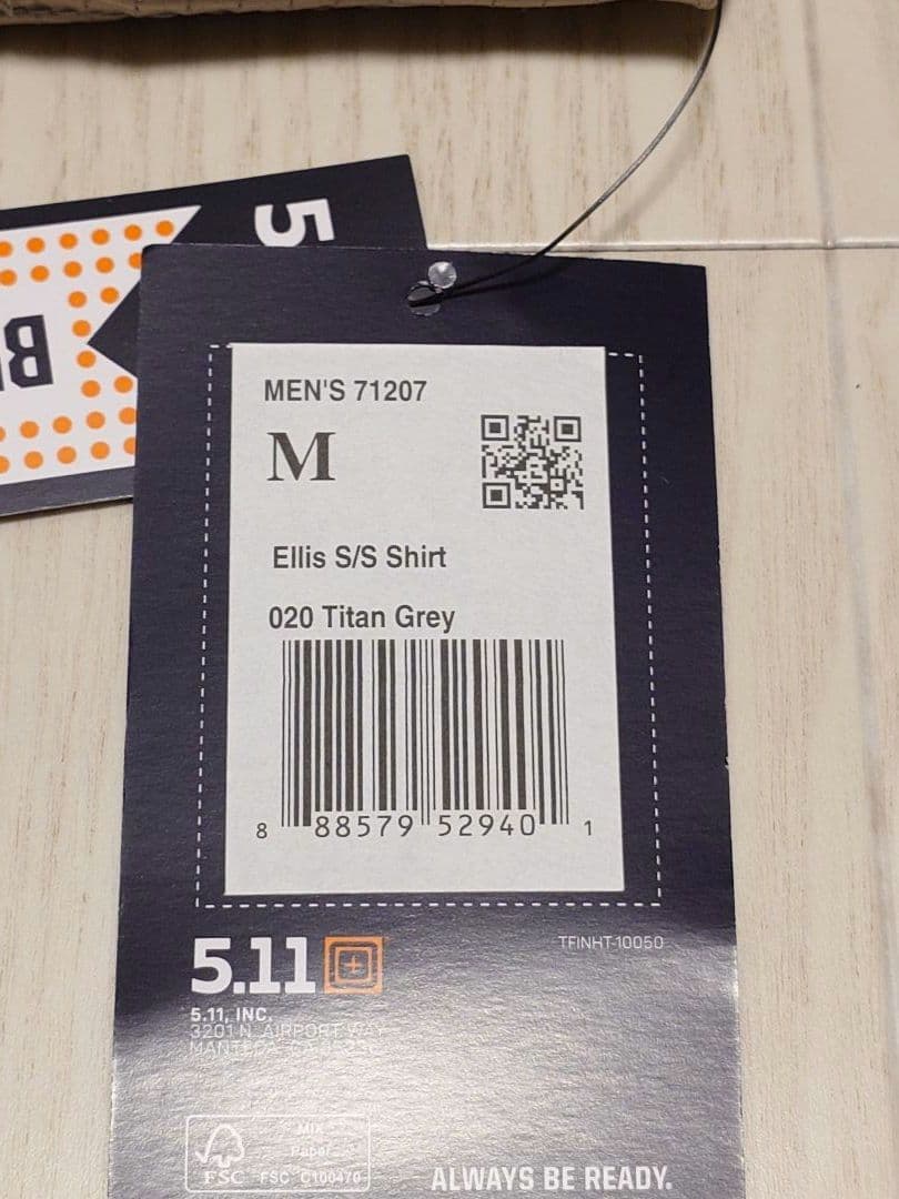 【未使用】5.11 Ellis S/S Shirt