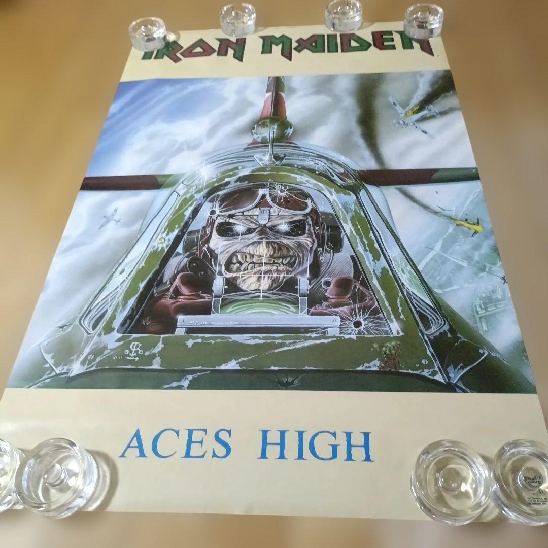 IRON MAIDEN ポスター ACES HIGH Poster 1985