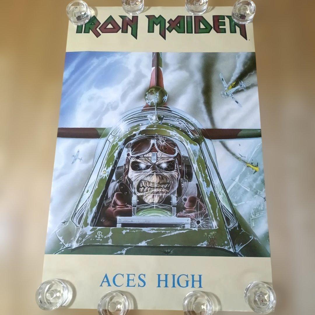 IRON MAIDEN ポスター ACES HIGH Poster 1985