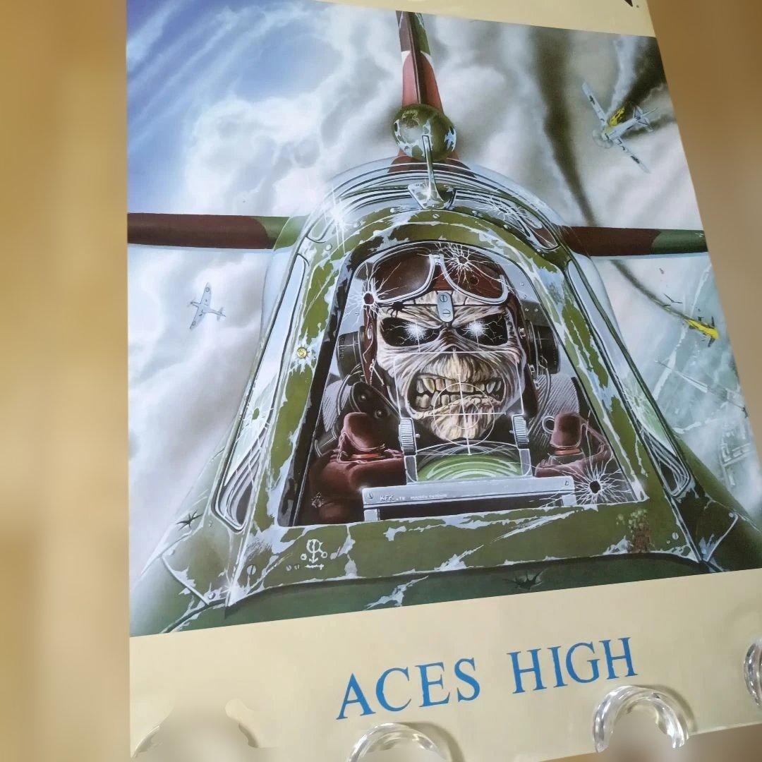 IRON MAIDEN ポスター ACES HIGH Poster 1985
