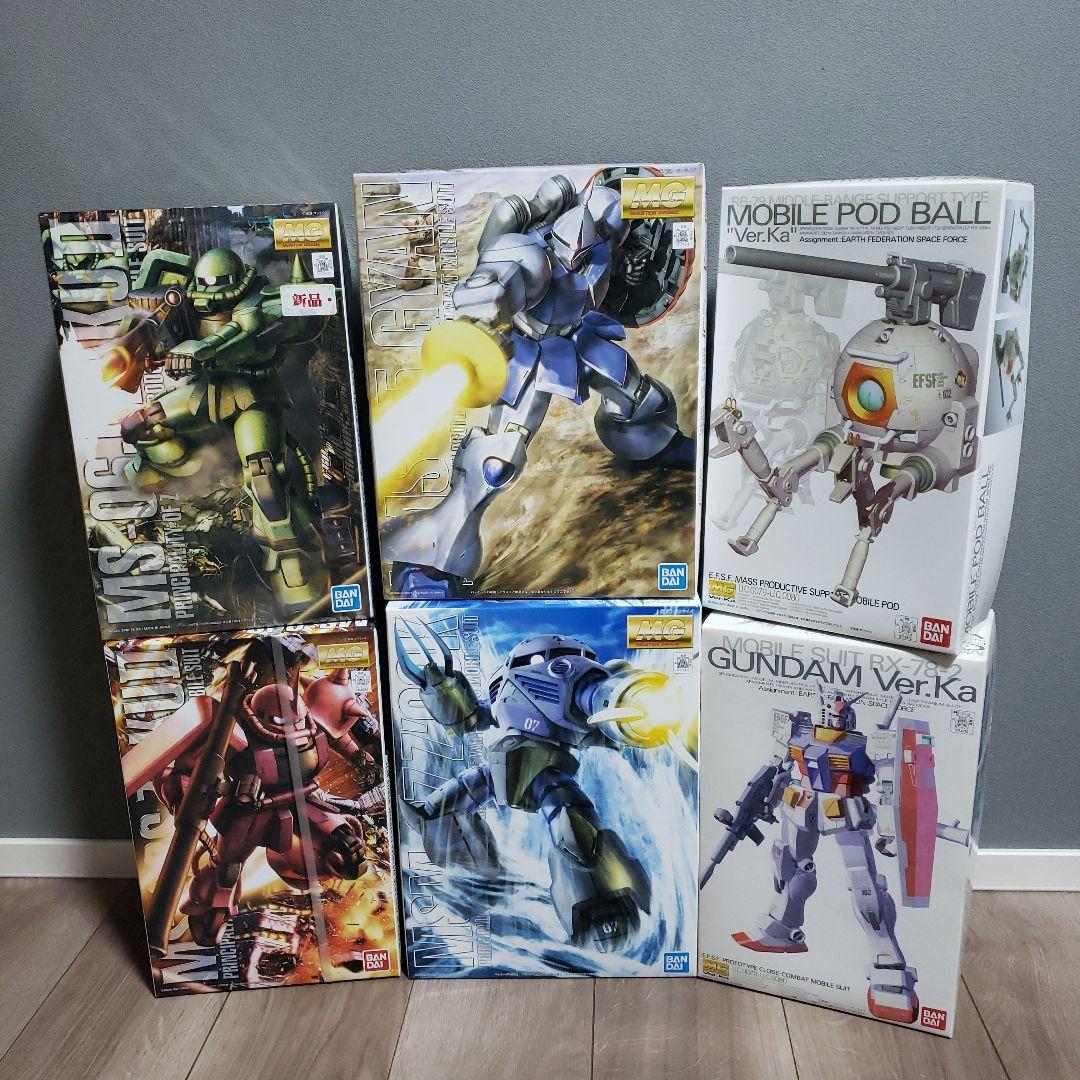 MG ザク シャア ズゴック ギャン ボール ガンダム ka ガンプラ 新品