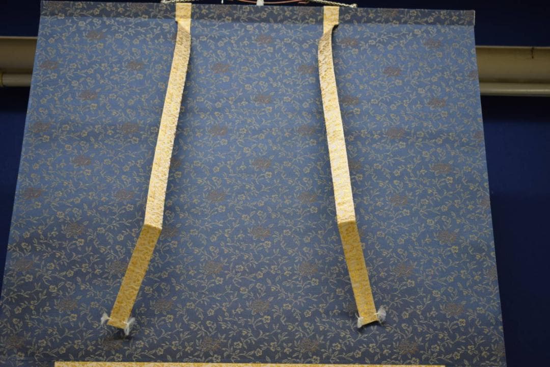 真作/藤井松山/花/野菜図/藤井広益の子/布袋屋掛軸HI-19