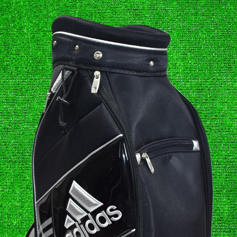 アディダス ゴルフ 軽量キャディーバック９型【ブラック】中古！