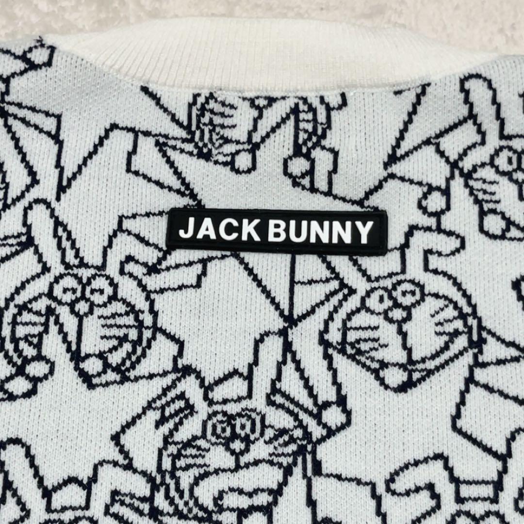 極美品　2023年　ジャックバニー　ドラえもん　コラボ　総柄　ニット　セーター