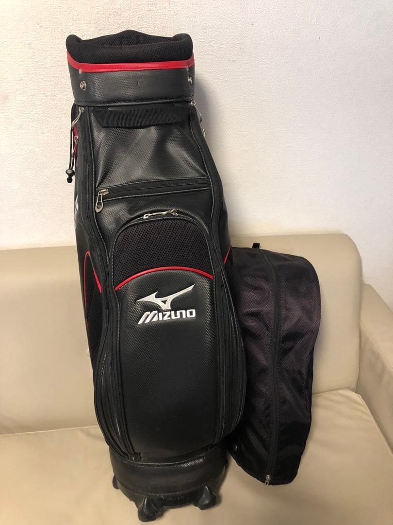【送料込み】MIZUNO ミズノ　キャディバッグ　ゴルフバッグ　ブラック　メンズ