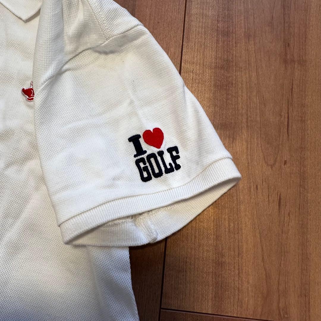 パーリーゲイツ　半袖ポロシャツ　スカート　アクセサリー付き　サイズ0 白×黒