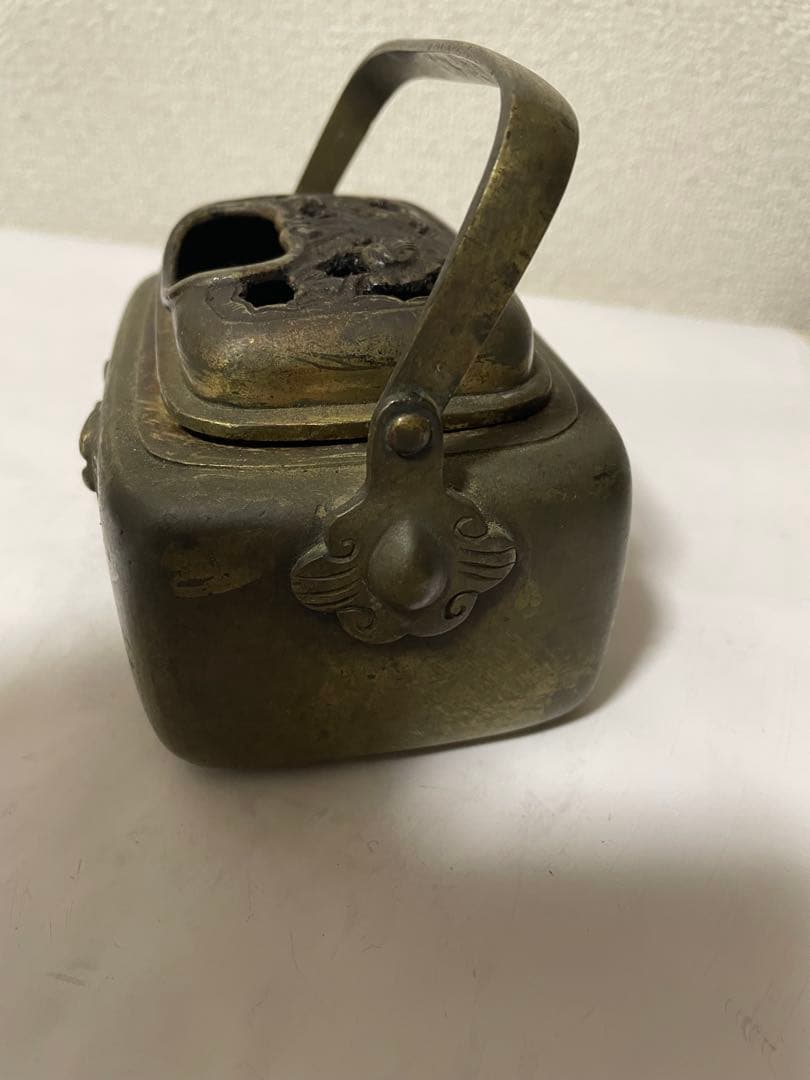 中国美術　銅手炉