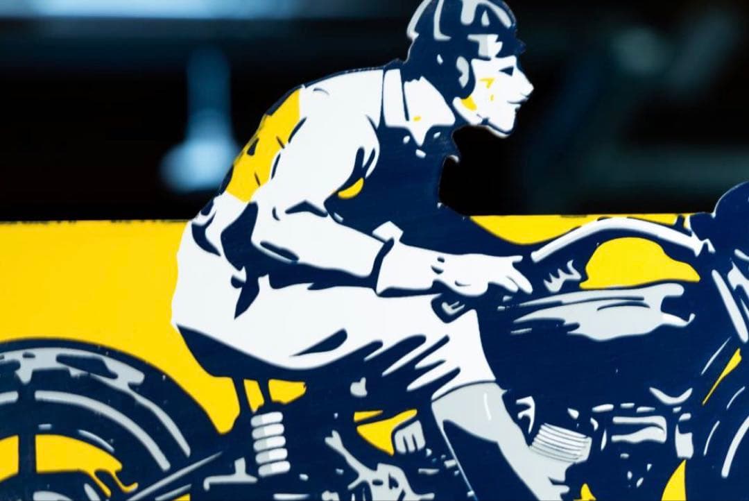 本物　未使用 GOODYEAR Motorcycle tires 琺瑯看板