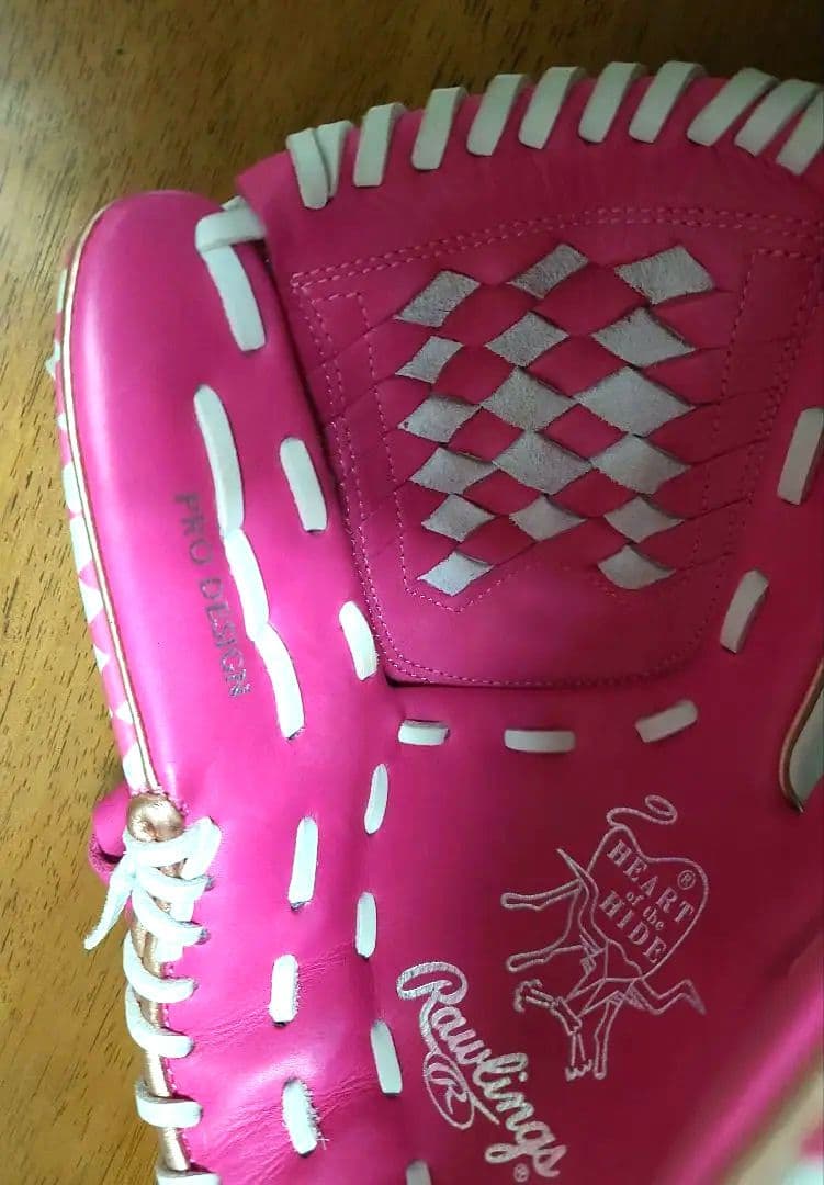 ※激レア　ローリングス　野球　グローブ　ピンク　軟式　内野　外野 オールラウンド