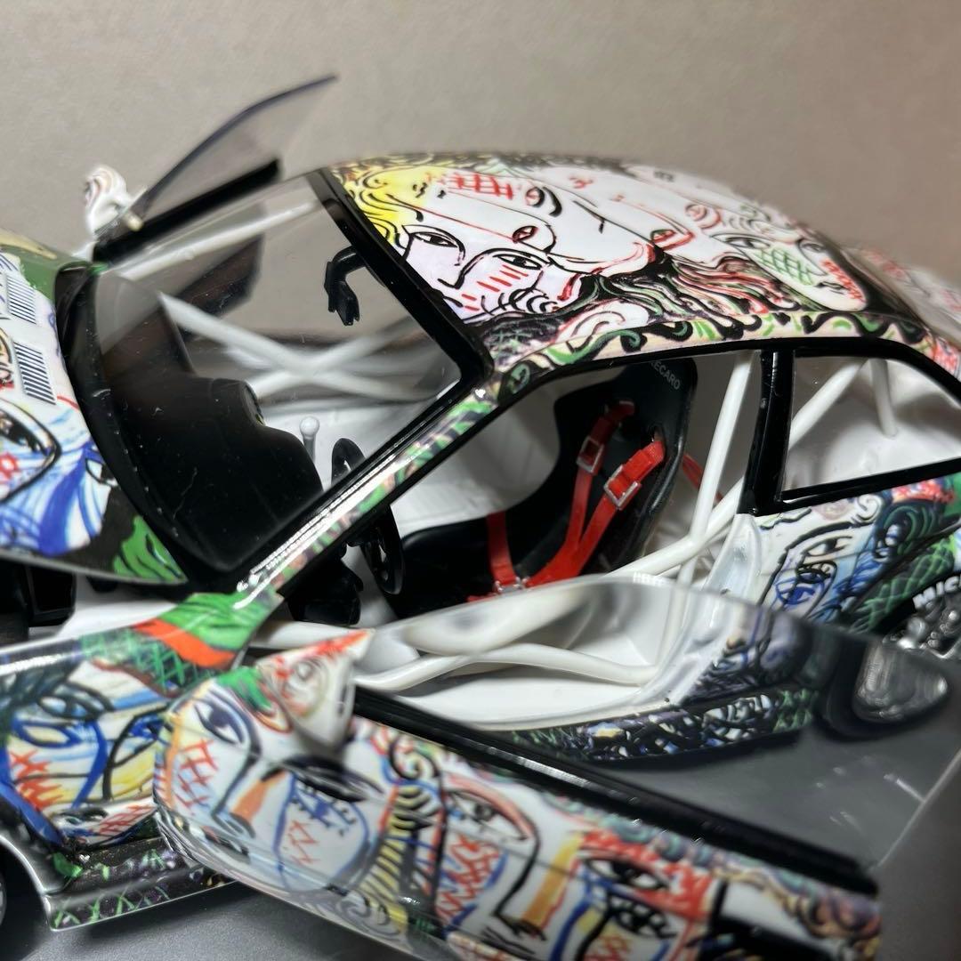 超レアモデル❗️ミニカー 1/18 ミニチャンプス  M3 アートカー