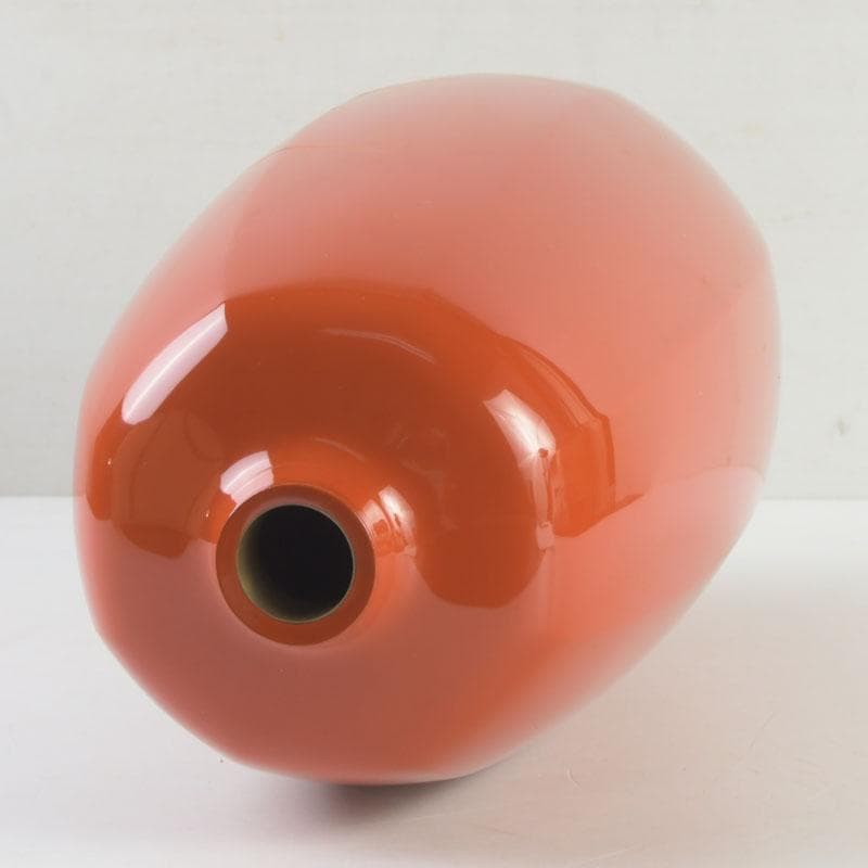 讃岐漆芸　山田暉雄作　花蒔絵　花瓶　共箱　C　9294A