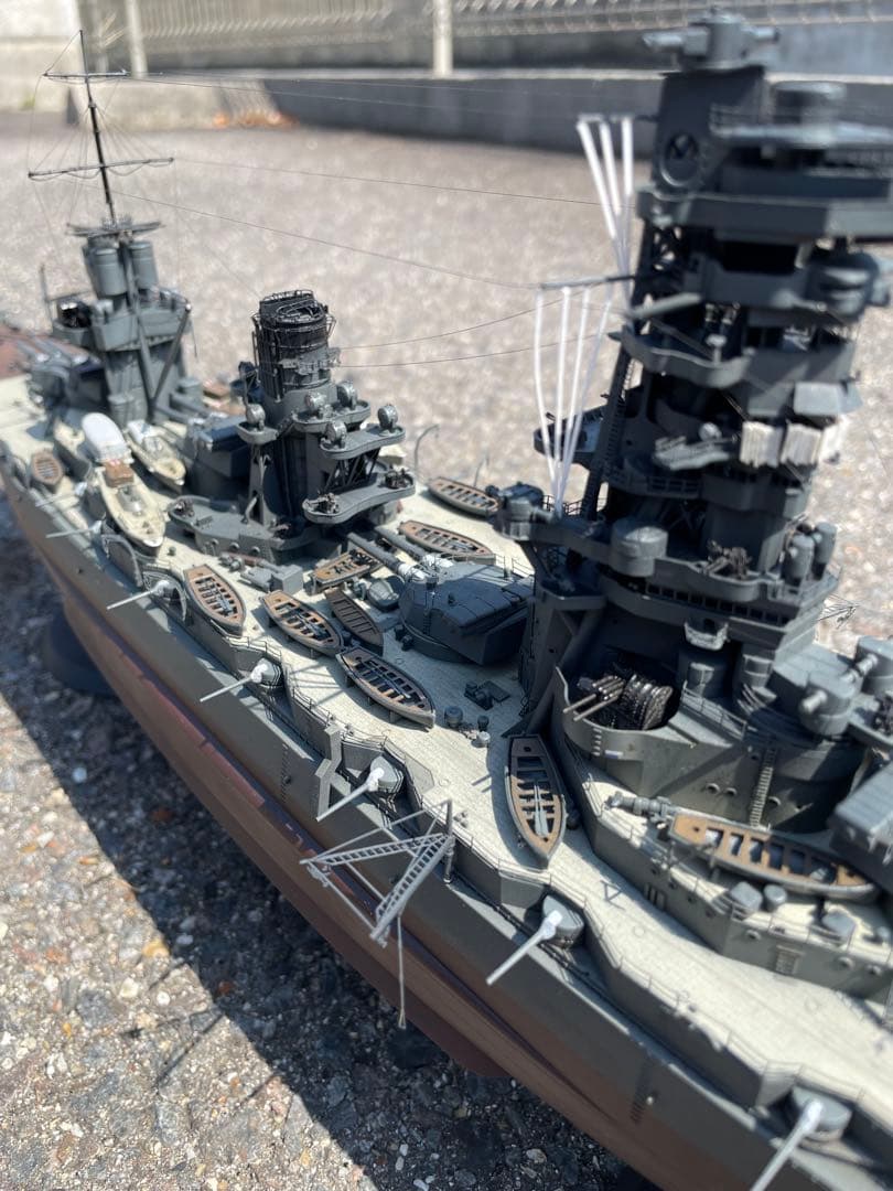【完成塗装品】1/350フジミ戦艦 山城