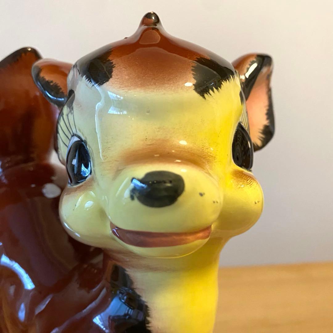 ★即日発送 アンティーク バンビ 陶器 置物 ヴィンテージ