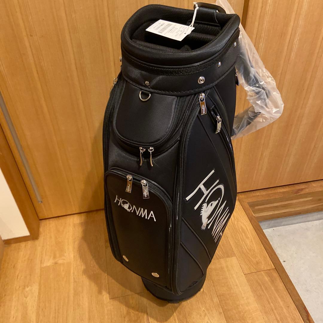 新品未使用HONMA ゴルフキャディバッグ CB52604 ブラック