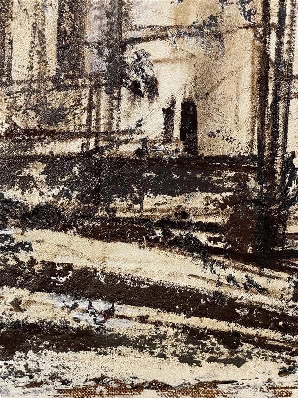 「真作」作者不明　風景画　油彩画　額装　サイン有り　P10号