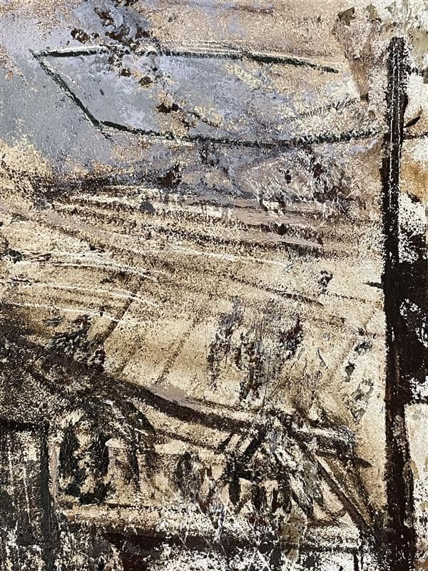 「真作」作者不明　風景画　油彩画　額装　サイン有り　P10号