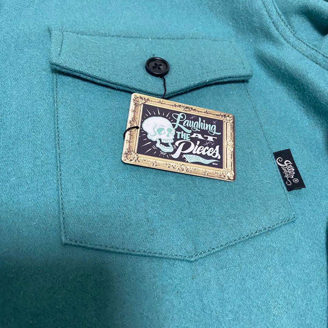【新品タグ付き】GREEN CLOTHING ウールネルシャツ スノボ インナー