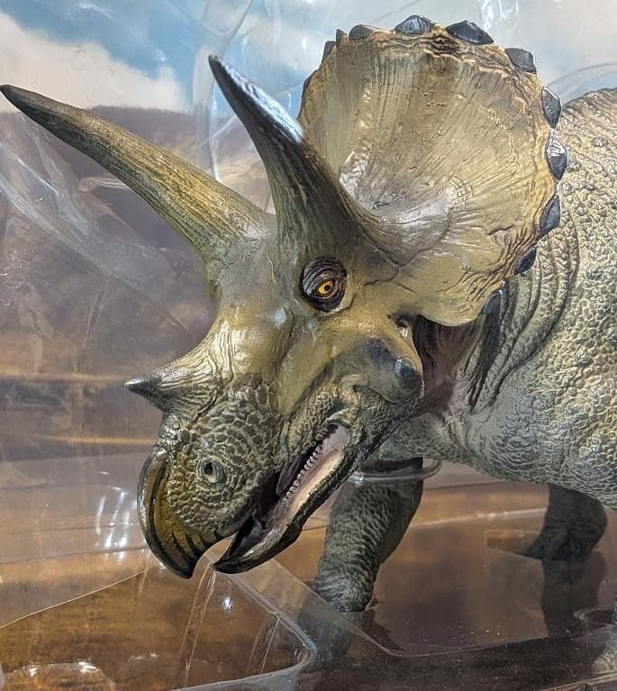 【アッキー】トリケラトプス（海洋堂）メガソフビアドバンス 箱入り未使用品