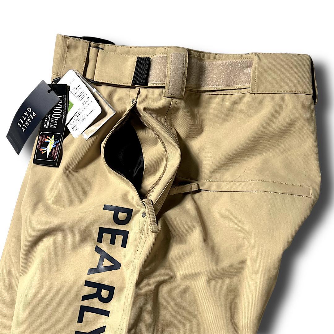 パーリーゲイツ 3.9万 防汚防水防風 ストレッチ スノーウェア XL ベージュ