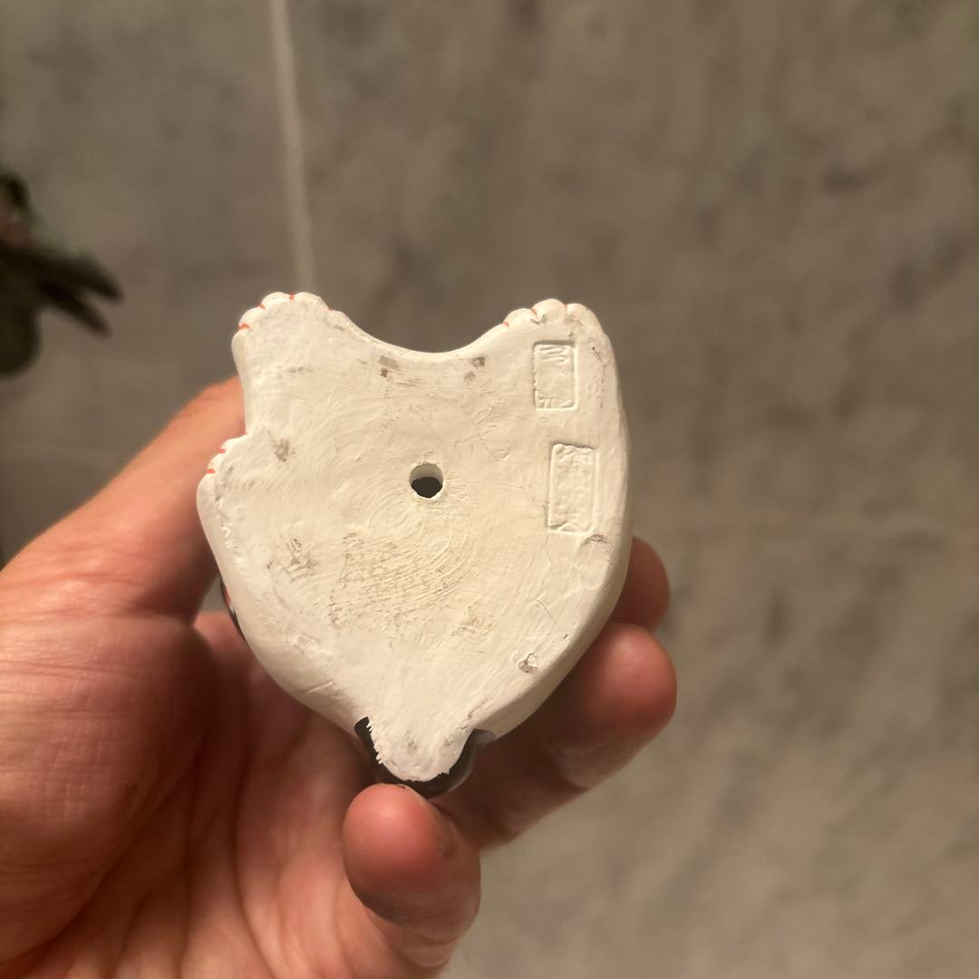 ヴィンテージ仙台堤人形　品格のあるお顔と色鮮やかな色彩が芸術的な招く招き猫