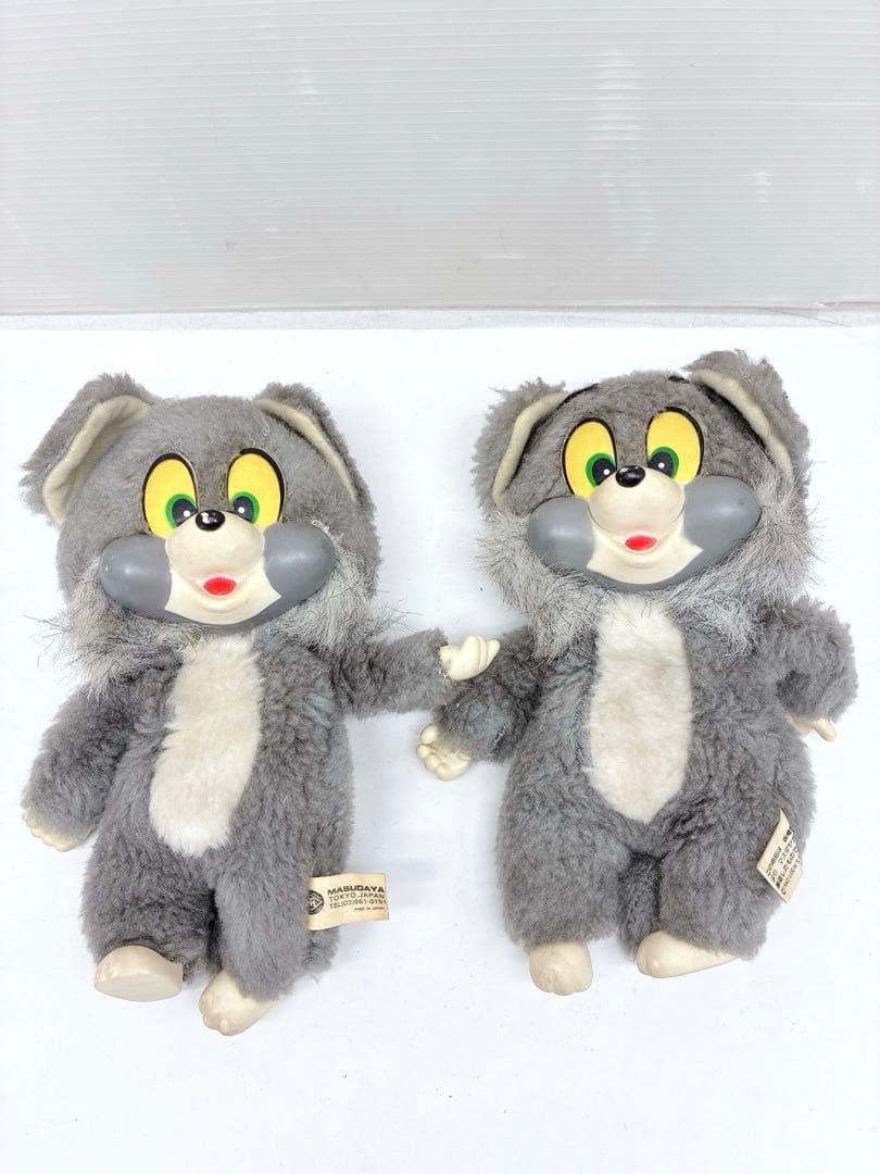 希少 レア 増田屋 MASUDAYA トムとジェリー トム2点まとめ ぬいぐるみ