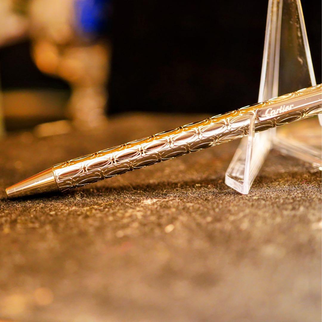 美品　Cartier カルティエ ボールペン ハッピーバースデー 2Cモチーフ