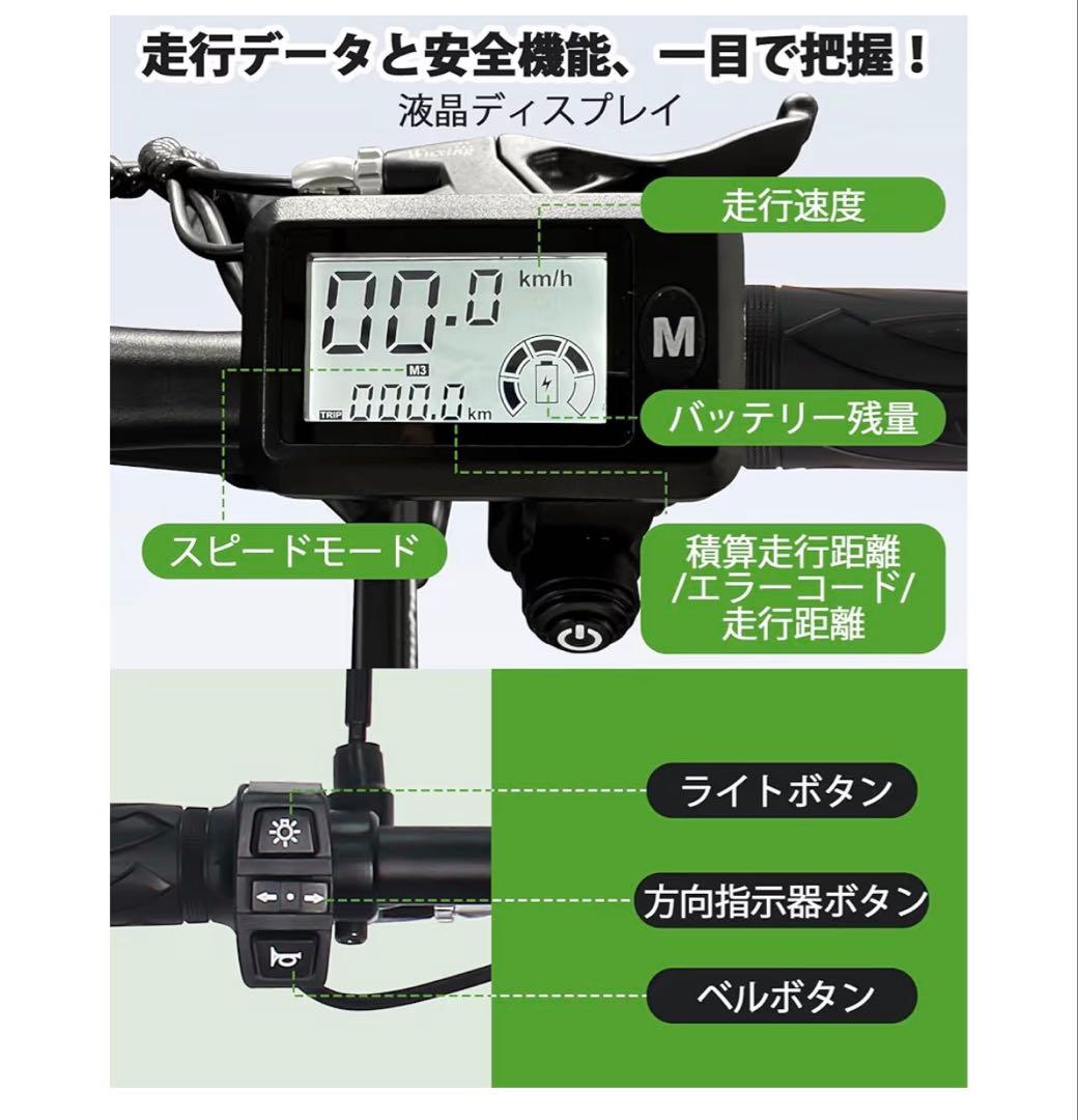 [引取のみ] Ripwheat 電動アシスト自転車 ブラック 48V