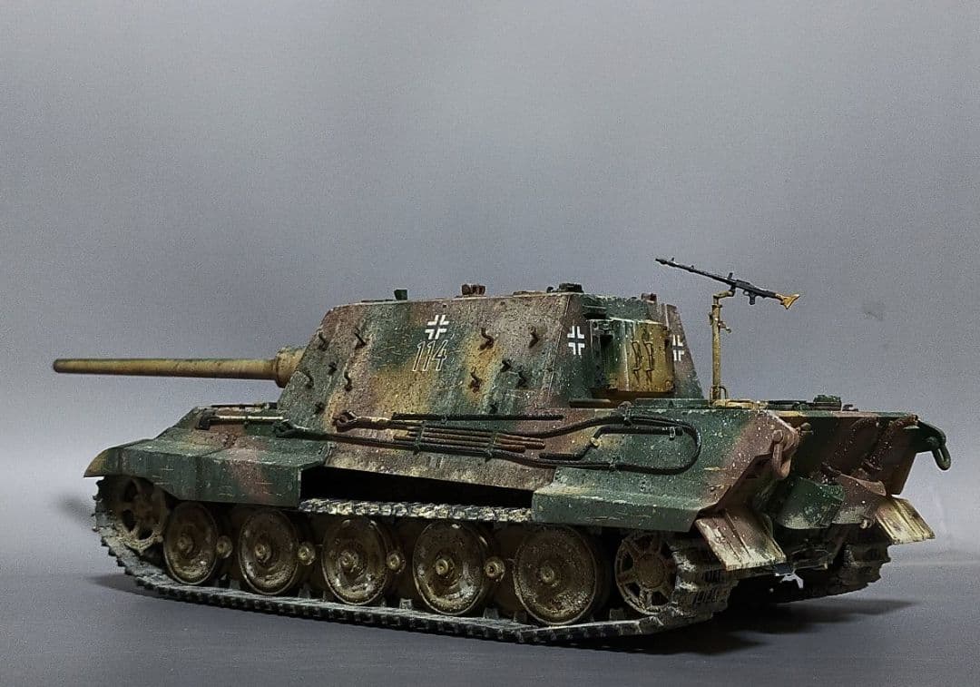 ドイツ・ヤークトティーガー 1/35 完成品