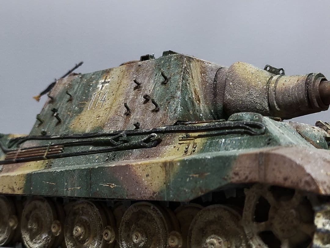 ドイツ・ヤークトティーガー 1/35 完成品