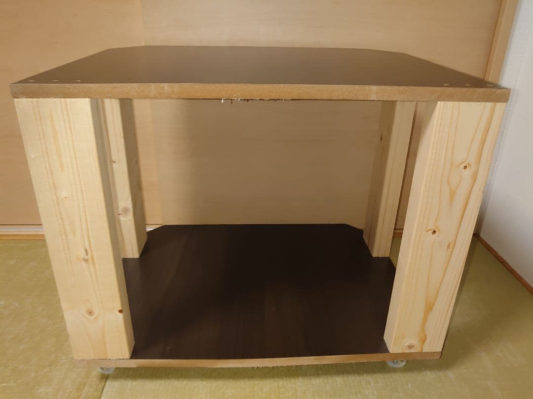 【移動に便利なキャスター付シンプルスタンド・㉓】パチスロ実機1台用の置く台★大