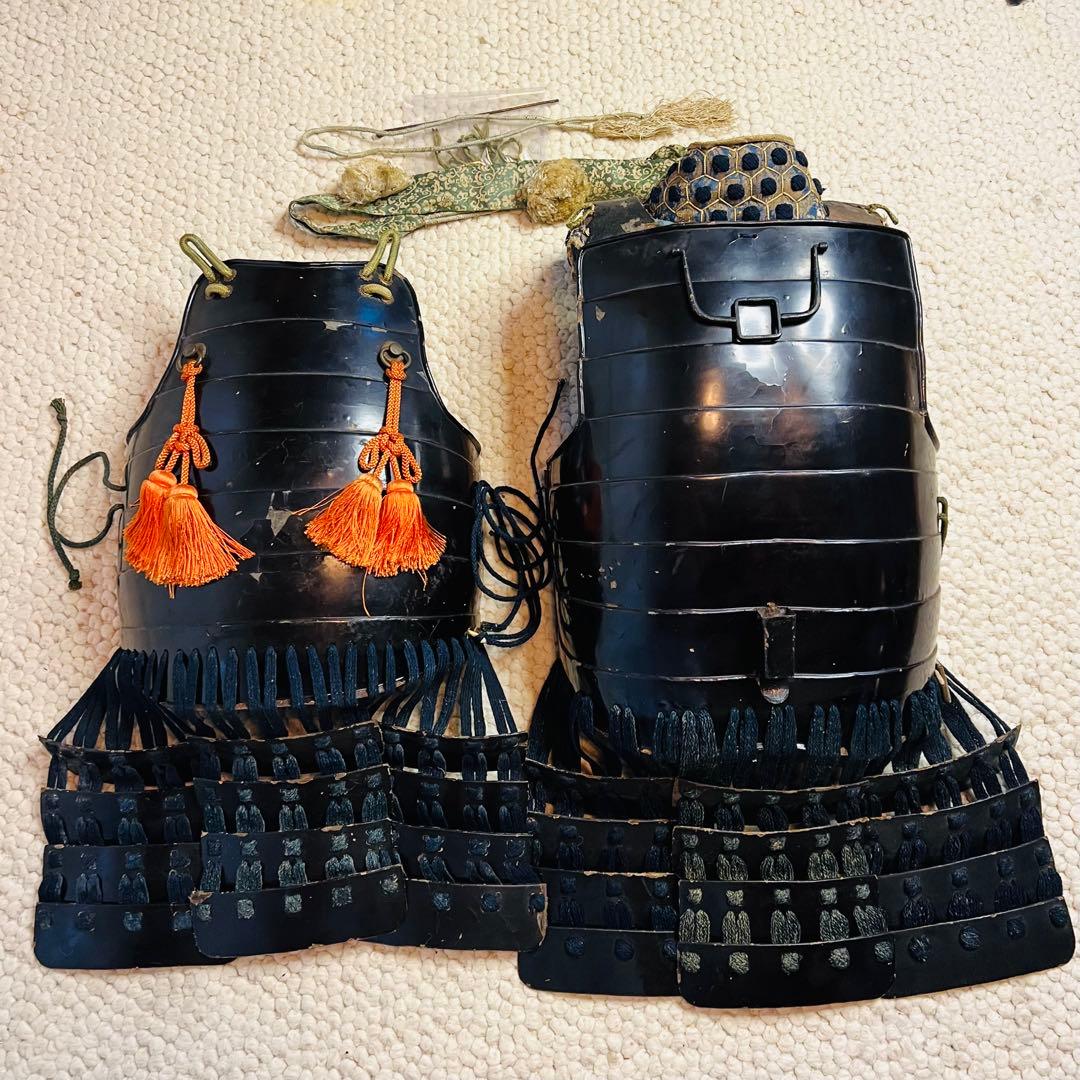 【本歌】江戸初期 日本 甲冑 （等身大）鎧 一式『在銘あり』