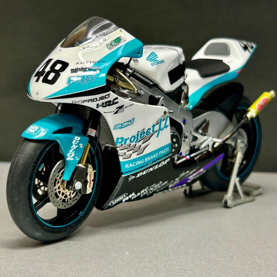 1/12 ハセガワ ホンダRS250RW 2008 #48プラモデル 完成品