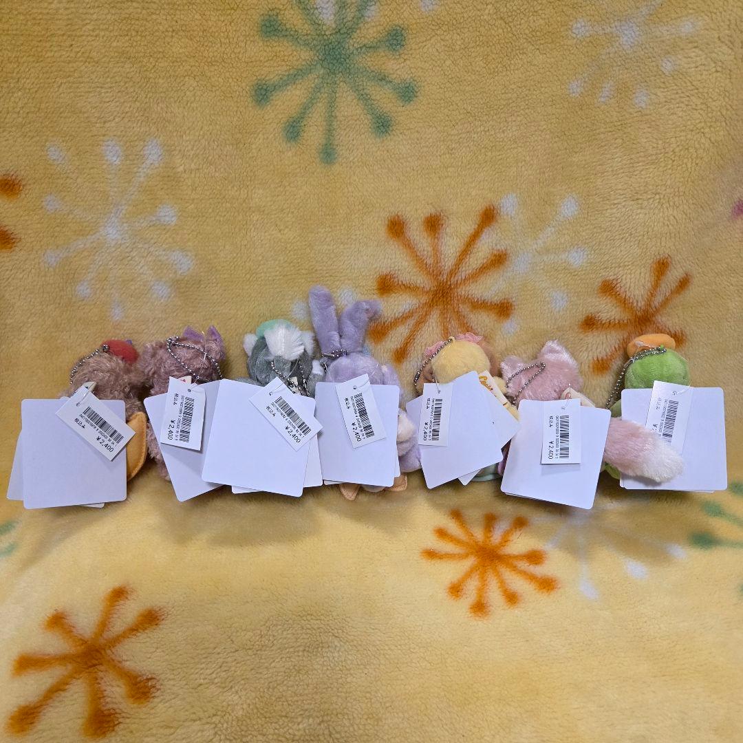 ダッフィーフレンズ　ウィッシングウィングス　 ぬいぐるみチャーム　７体セット