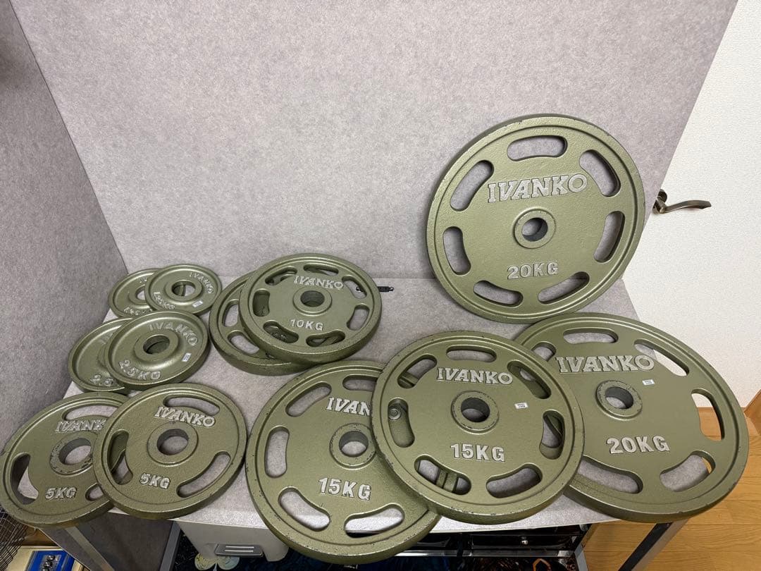 オリンピックプレートセット IVANKO イヴァンコ 107.5kg 50mm