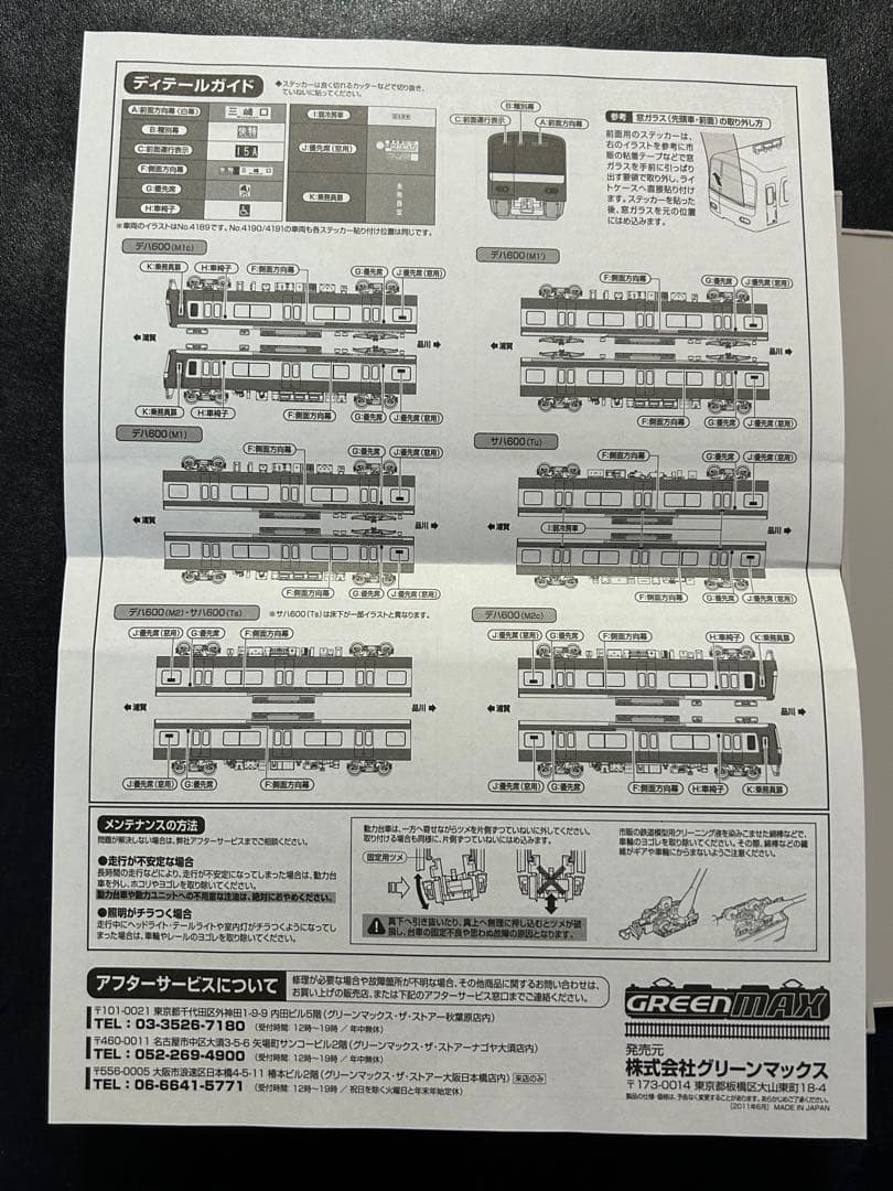 Green max 京急600形　更新車　BLUE SKY TRAIN 基本増結