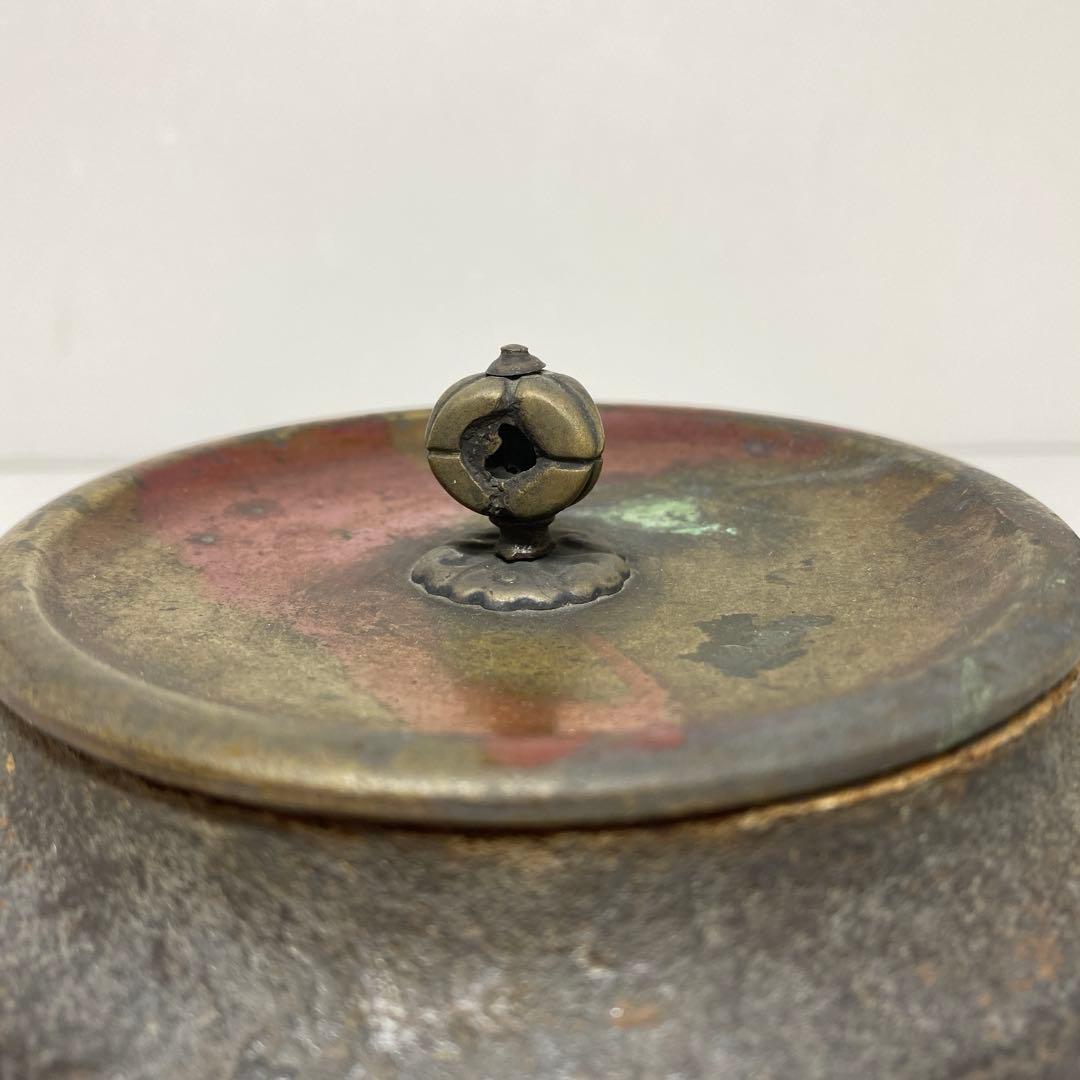 形の良い 鉄瓶 高さ約21cm 重さ1400g トヒサ