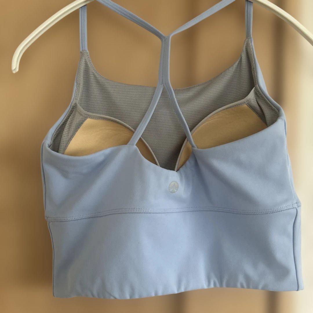 【SUKALA 】ブラトップ付きリブカシュクールトップス　リントスル　Mサイズ