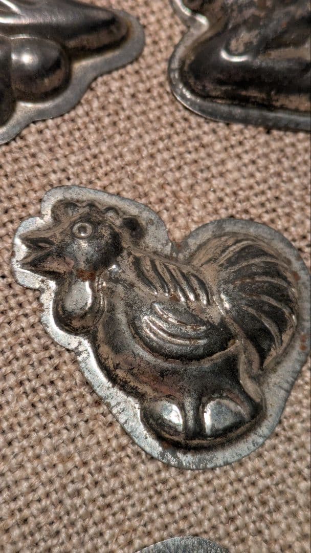 ヴィンテージ チョコレート型 17個セット ブリキ製 モールド CT-1