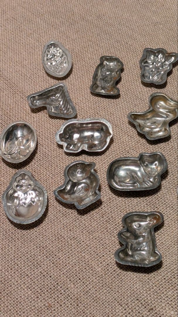 ヴィンテージ チョコレート型 17個セット ブリキ製 モールド CT-1