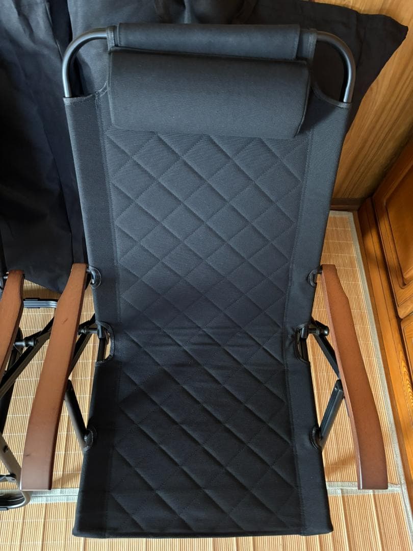 ハイランダー クライマックスローチェア2 ブラック AL(アルミ) 2脚セット