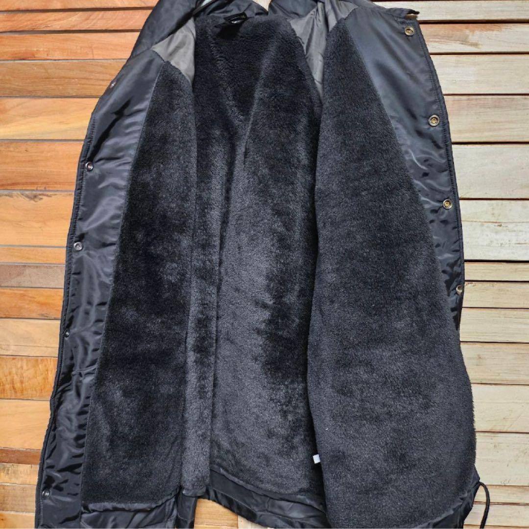 激レア　The BONEZ 裏ボア コーチジャケット 防寒 ブラック 黒 XL